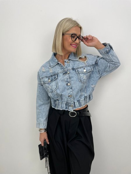 Bunda džínsová C216-A