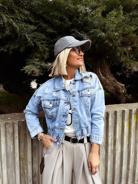 Bunda džínsová C216-A
