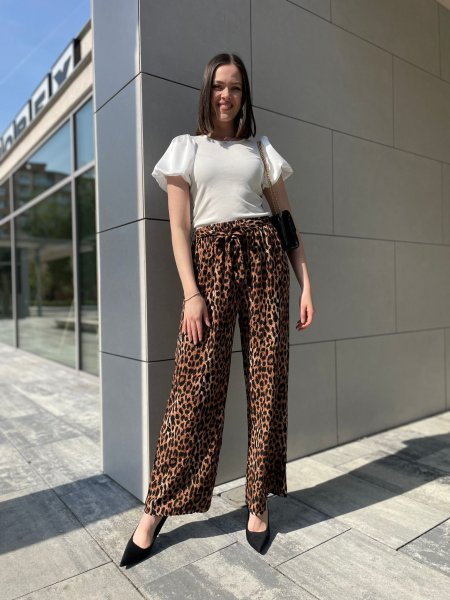 Nohavice Timia leopard 17620