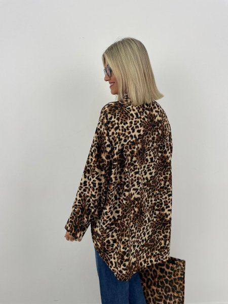 Košeľa Conley leopard veľké vzory 13396