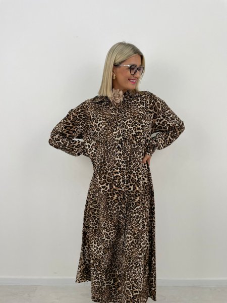 Šaty Celesta leopard 9800