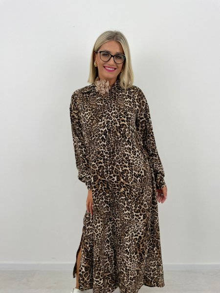 Šaty Celesta leopard 9800