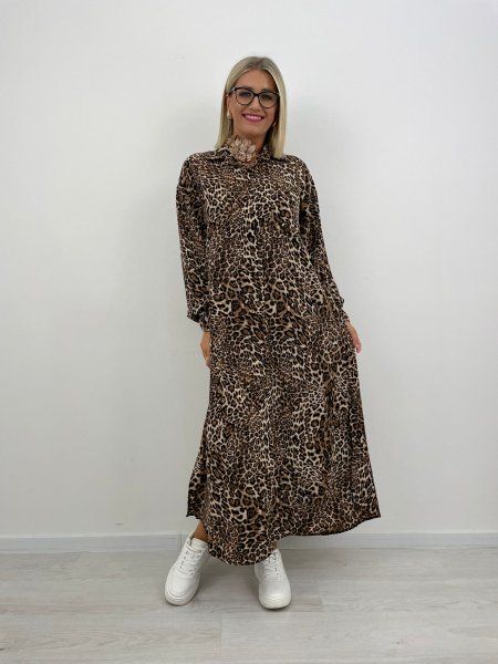 Šaty Celesta leopard 9800