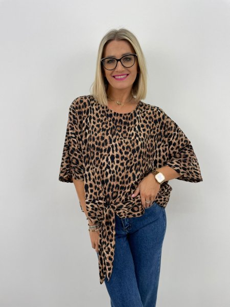 Blúzka Ausiana leopard