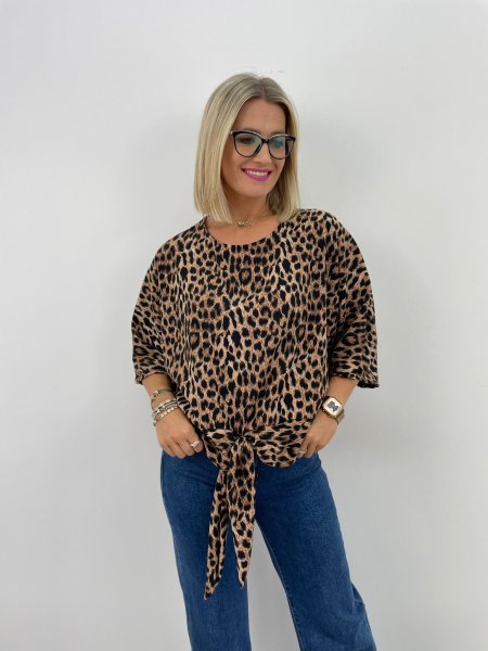 Blúzka Ausiana leopard