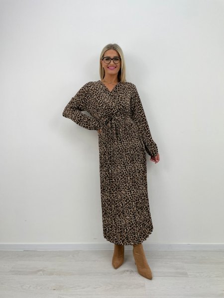 Šaty Jokin leopard malé vzory