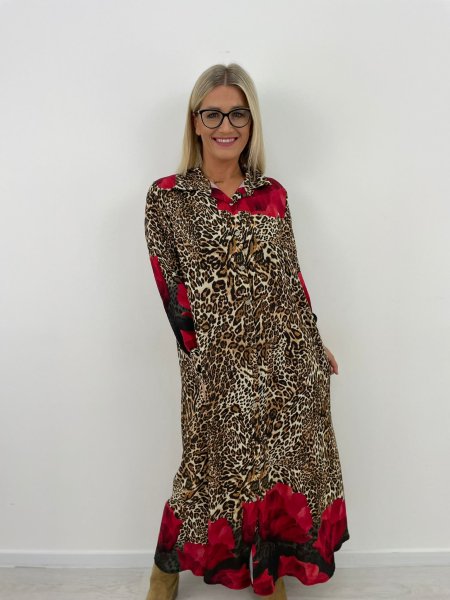 Šaty Rumer 4976 leopard