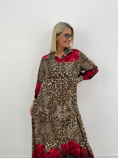 Šaty Rumer 4976 leopard