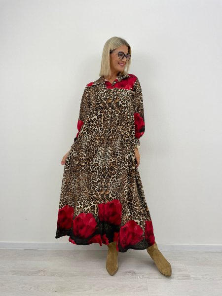 Šaty Rumer 4976 leopard