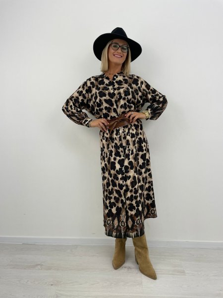 Šaty Safira 4976 leopard