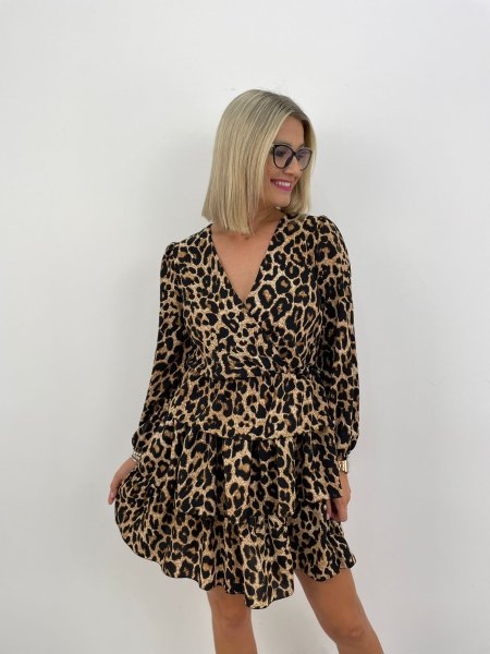 Šaty Tamali leopard 8580
