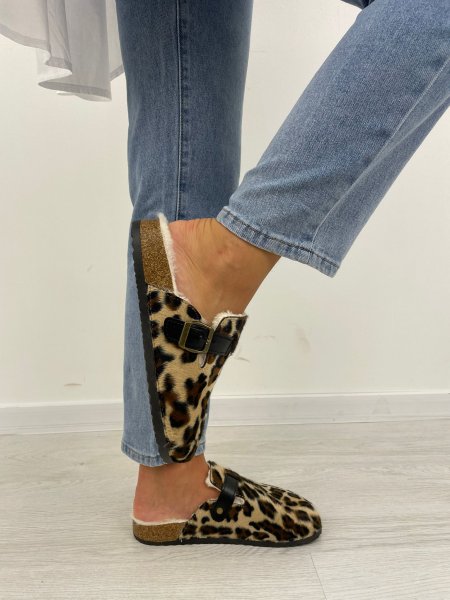 Šľapky 9436 leopard