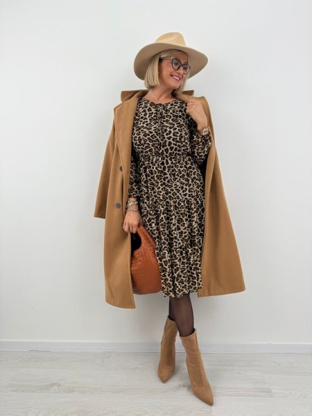 Šaty Polly leopard