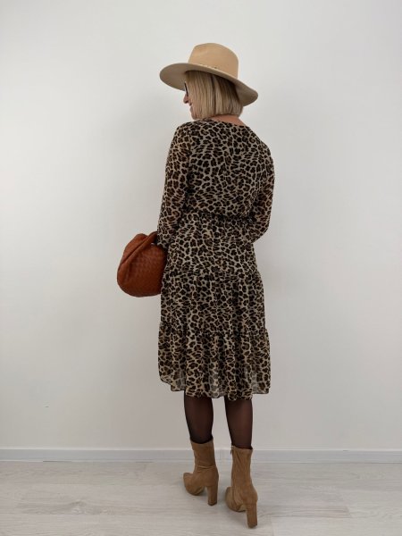 Šaty Polly leopard