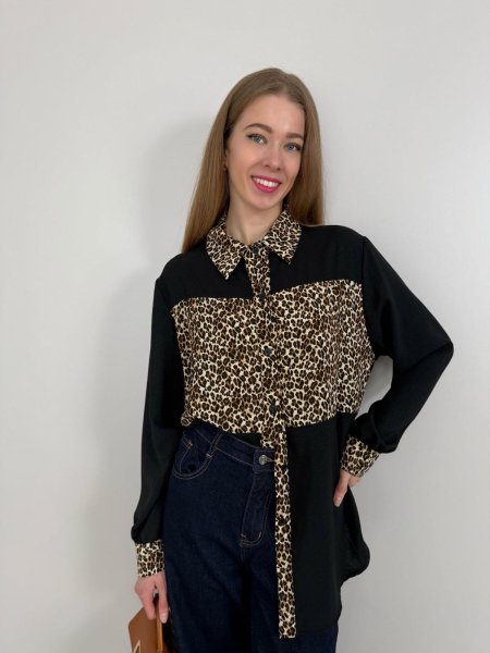 Košeľa Zaira leopard 80508