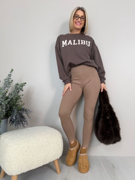 Legíny rebrované zateplené Hannah 8162