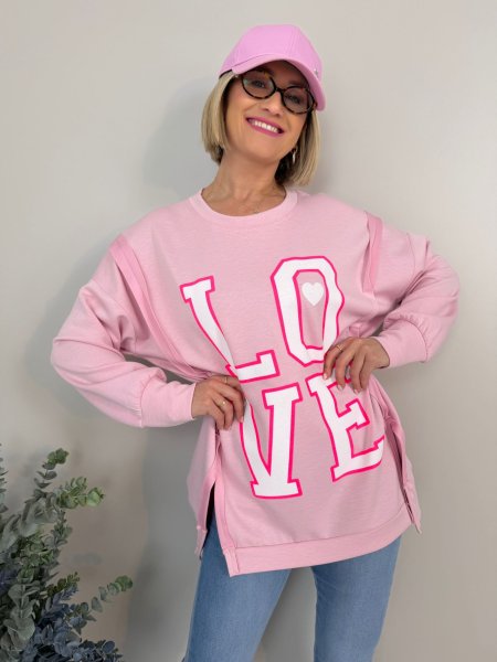 Mikina Love BIGSIZE