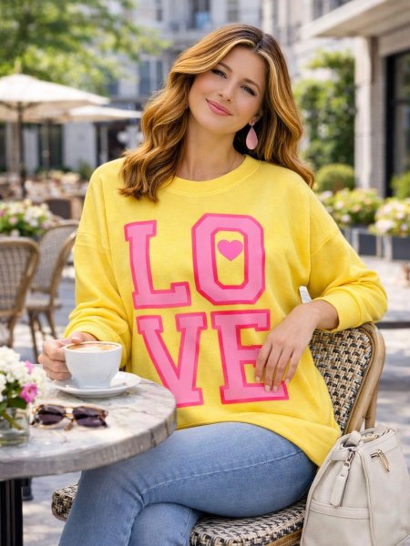Mikina Love BIGSIZE
