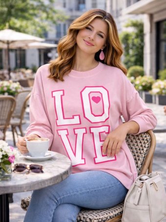 Mikina Love BIGSIZE