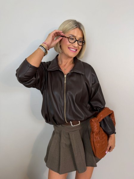 Bunda koženková Rachel 25340