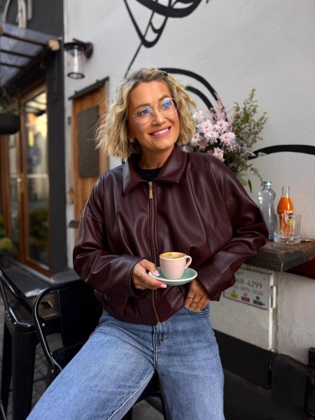 Bunda koženková Rachel 25340