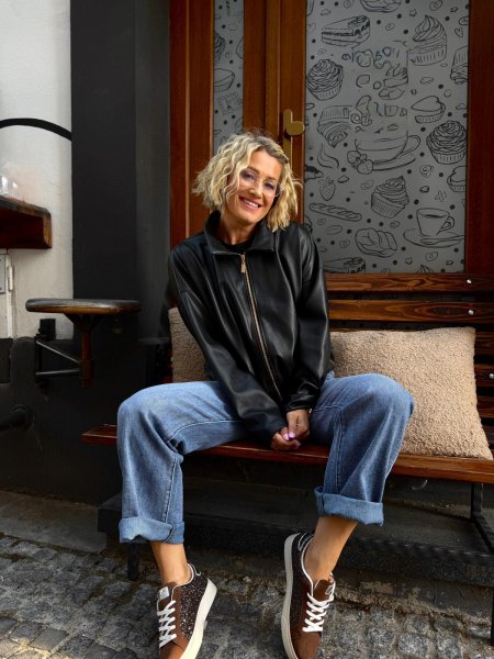 Bunda koženková Rachel 25340