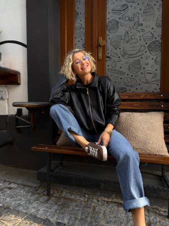 Bunda koženková Rachel 25340