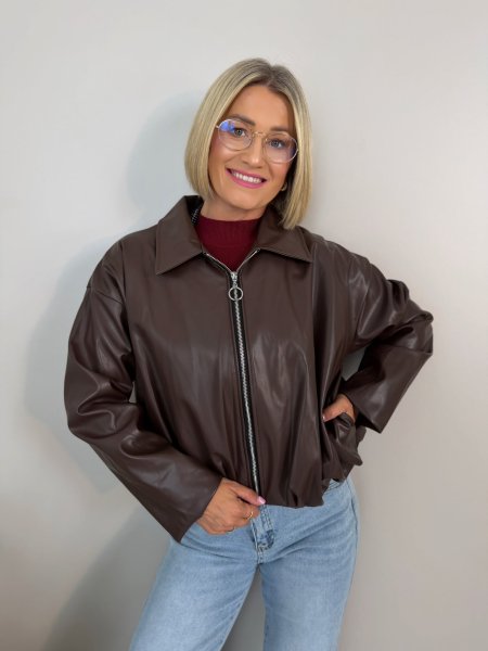 Bunda koženková Leon 26339