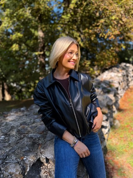 Bunda koženková Leon 26339