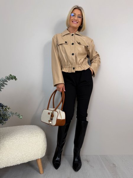 Bunda koženková Roxy 30067