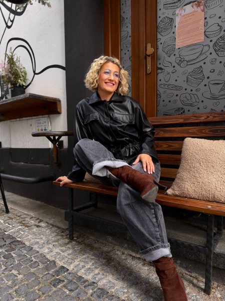 Bunda koženková Roxy 30067