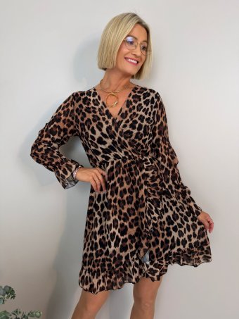 Šaty Niley leopard